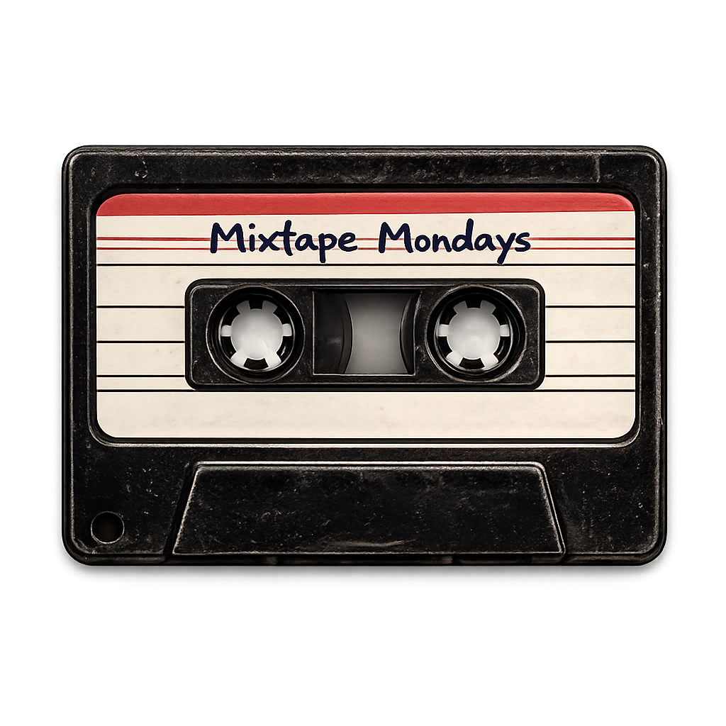A mixtape cassette magnet