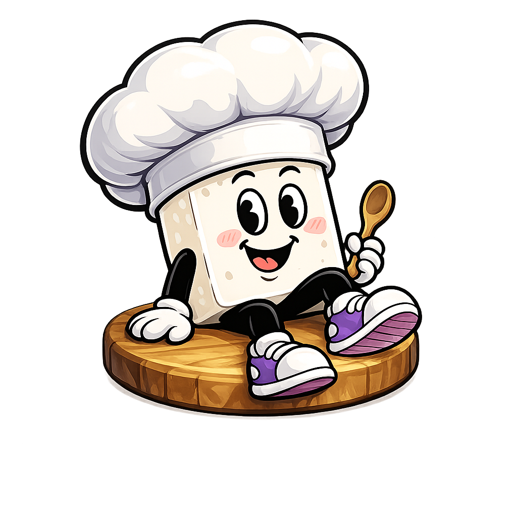 The Paneer Studios mascot — a paneer cube wearing a chef's hat