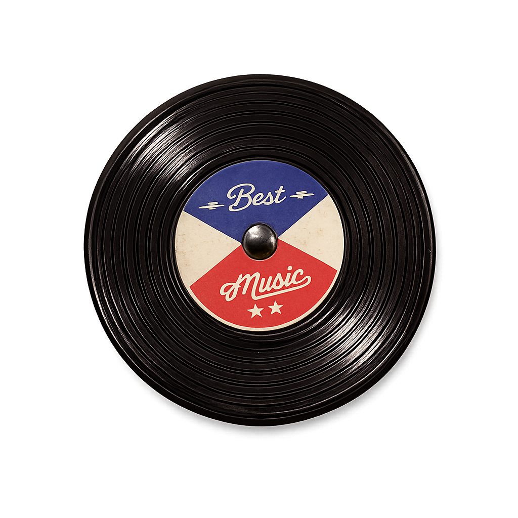 A vinyl record
